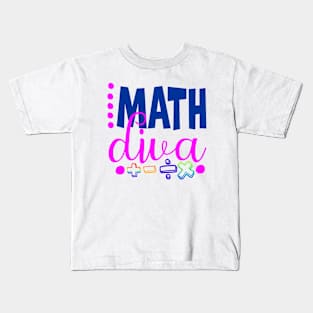 Math Diva Kids T-Shirt